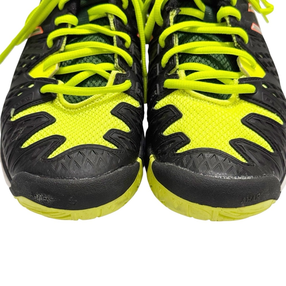 Asics Gel Resolution E500Y Cross Training Shoes Black Yellow 7.5 - Picture 4 of 12